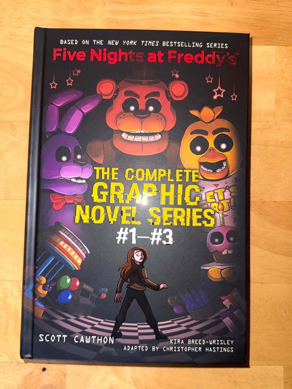 Scholastic Five Nights at Freddy's Graphic Novel Series - Black, Yellow, Purple